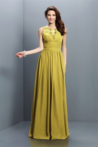 Robe demoiselle d'honneur plissage longue avec zip avec chiffon jusqu'au sol - photo 8