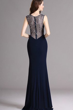 Robe de bal eclaté de traîne courte manche nulle maillot encolure ronde - photo 2