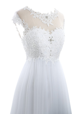 Robe de mariée sage serieuse exclusif derniere tendance longueur au ras du sol - photo 5