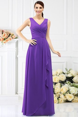 Robe demoiselle d'honneur longue avec perle avec chiffon jusqu'au sol maillot - photo 24