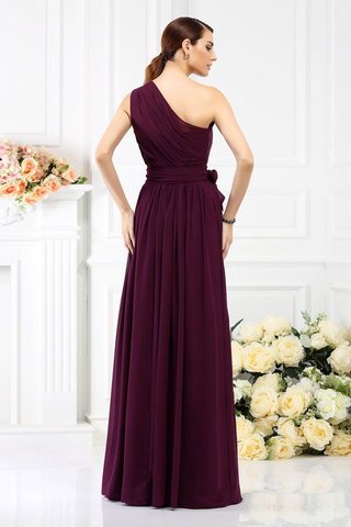 Robe demoiselle d'honneur longue avec chiffon avec ruban de princesse ligne a - photo 30