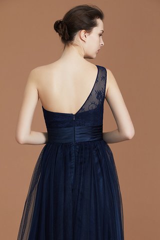 Robe demoiselle d'honneur en tulle en chiffon de princesse fermeutre eclair attrayant - photo 8