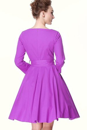 Robe demoiselle d'honneur plissage ligne a avec nœud avec chiffon de col en cœur - photo 2