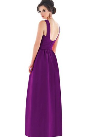 Robe demoiselle d'honneur simple fermeutre eclair avec sans manches - photo 2