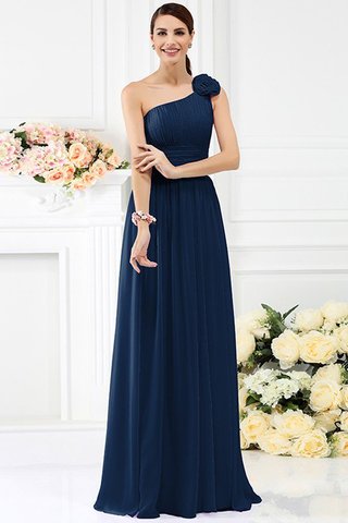 Robe demoiselle d'honneur plissé manche nulle avec chiffon avec zip avec fronce - photo 10