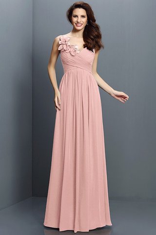 Robe demoiselle d'honneur longue v encolure avec fronce avec chiffon ligne a - photo 21