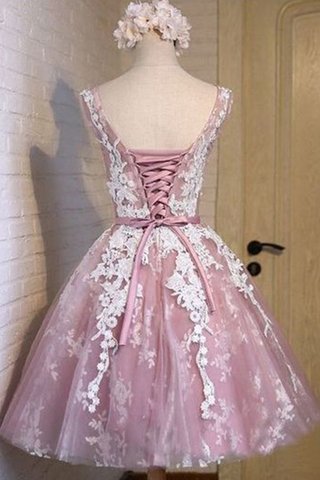 Robe fête de la rentrée encolure ronde de princesse avec sans manches adorable courte - photo 2