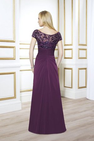 Robe de bal elégant fermeutre eclair de fourreau avec chiffon v encolure - photo 2