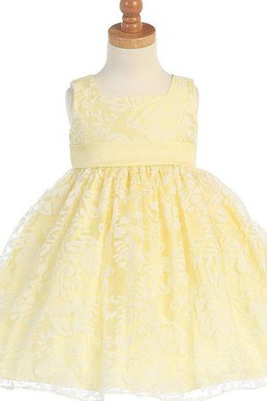 Robe de cortège enfant bref manche nulle ligne a fermeutre eclair en satin - photo 2