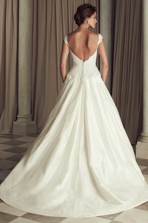 Robe de mariée en salle ligne a manche nulle col en forme de cœur fermeutre eclair - photo 2