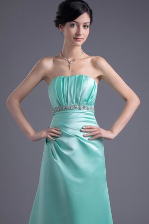 Robe de soirée de bustier auto-cultivation sexy a-ligne ruché - photo 2