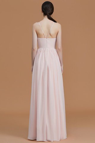 Robe demoiselle d'honneur naturel ruché manche nulle avec chiffon fermeutre eclair - photo 35