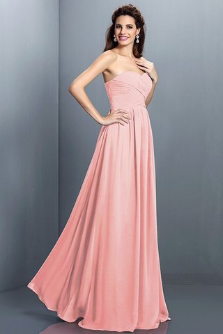 Robe demoiselle d'honneur longue plissage naturel en chiffon avec fronce - photo 21