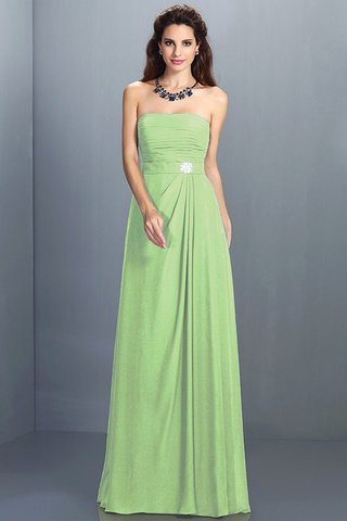 Robe demoiselle d'honneur longue avec zip a-ligne de bustier de princesse - photo 26