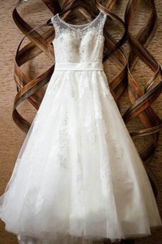 Robe de mariée angélique avec perle de princesse appliques avec sans manches - photo 2