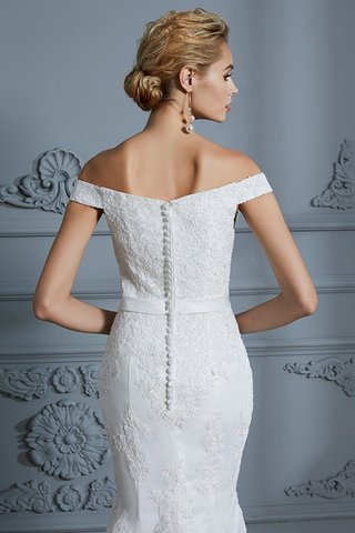 Robe de mariée manche nulle de traîne courte de sirène distinctif naturel - photo 8