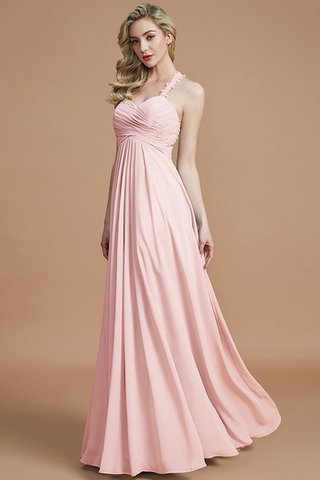 Robe demoiselle d'honneur naturel ruché avec chiffon fermeutre eclair avec sans manches - photo 27