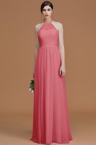 Robe demoiselle d'honneur ligne a avec chiffon de princesse ruché fermeutre eclair - photo 34