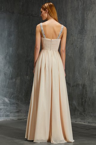 Robe de bal de princesse avec zip a-ligne jusqu'au sol bretelles spaghetti - photo 2