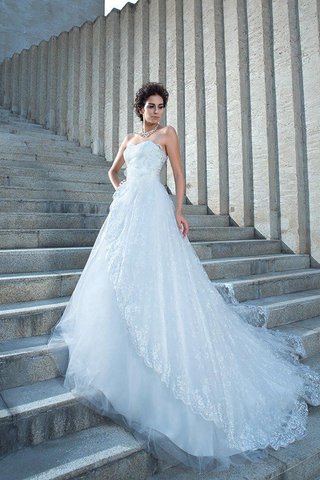 Robe de mariée longue de mode de bal de traîne mi-longue manche nulle de col en cœur - photo 4