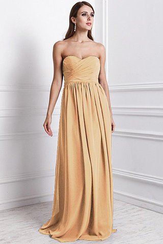 Robe demoiselle d'honneur de lotus fermeutre eclair en forme avec sans manches en chiffon - photo 13