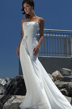 Robe de mariée longue beaded belt avec perle en plage de traîne moyenne - photo 1