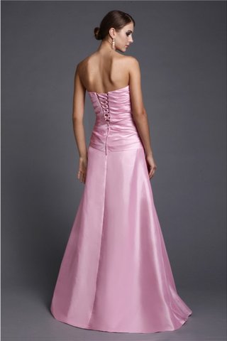 Robe de soirée de princesse avec perle satin tissé extensible de bustier ligne a - photo 2