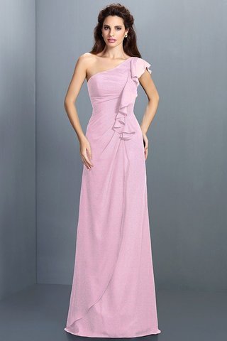 Robe demoiselle d'honneur plissage longue au drapée fermeutre eclair avec chiffon - photo 22