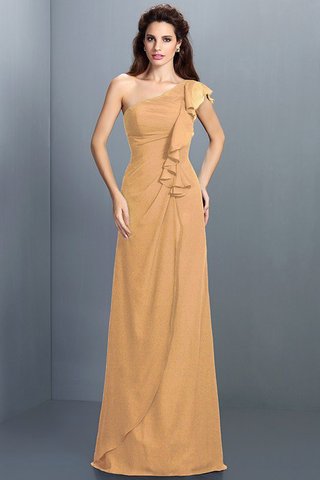 Robe demoiselle d'honneur plissage longue au drapée fermeutre eclair avec chiffon - photo 12