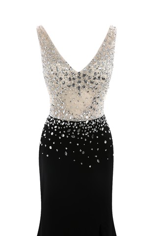 Robe de soirée exceptionnel attirent solennel bustier de bustier avec perle - photo 2