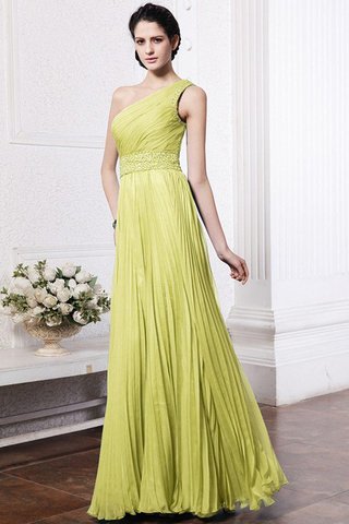 Robe demoiselle d'honneur longue avec chiffon au drapée fermeutre eclair avec perle - photo 8