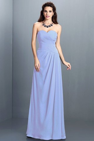 Robe demoiselle d'honneur longue avec chiffon de princesse au drapée avec zip - photo 17