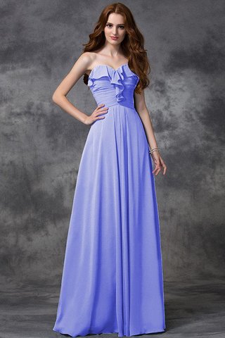 Robe demoiselle d'honneur longue naturel ligne a de princesse de lotus - photo 16