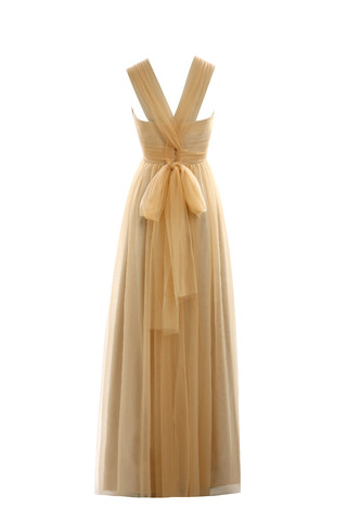 Robe demoiselle d'honneur exceptionnel spécial distinguee sans dos versicolor - photo 6