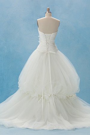 Robe de mariée longue salle interne avec lacets en chute a-ligne - photo 2