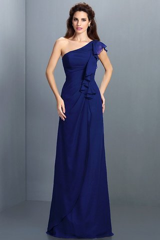 Robe demoiselle d'honneur plissage longue au drapée fermeutre eclair avec chiffon - photo 25