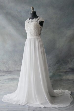 Robe de mariée elégant facile romantique plissage avec chiffon - photo 1