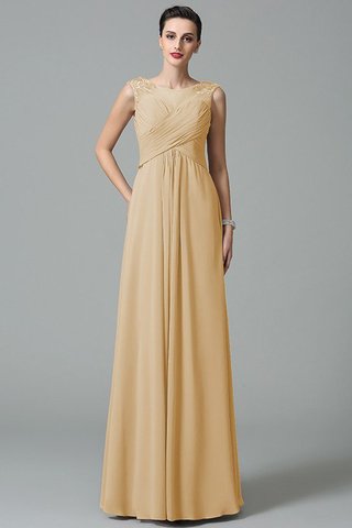 Robe demoiselle d'honneur longue manche nulle avec chiffon a-ligne fermeutre eclair - photo 6