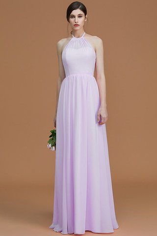 Robe demoiselle d'honneur ligne a avec chiffon de princesse ruché fermeutre eclair - photo 25