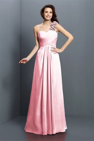 Robe demoiselle d'honneur avec chiffon avec sans manches avec fleurs de princesse ligne a - photo 22