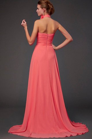 Robe demoiselle d'honneur longue avec chiffon de princesse avec zip avec fleurs - photo 30