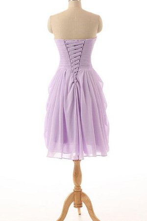 Robe de graduation bref ligne a en chiffon cordon de lotus - photo 2