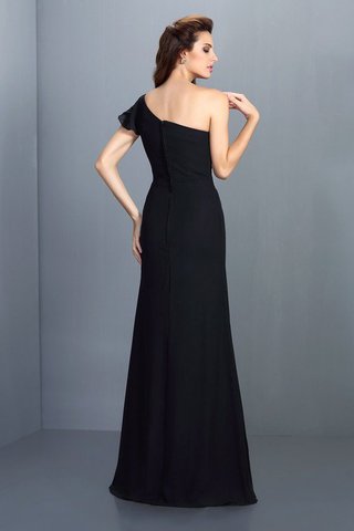 Robe demoiselle d'honneur plissage longue au drapée fermeutre eclair avec chiffon - photo 30