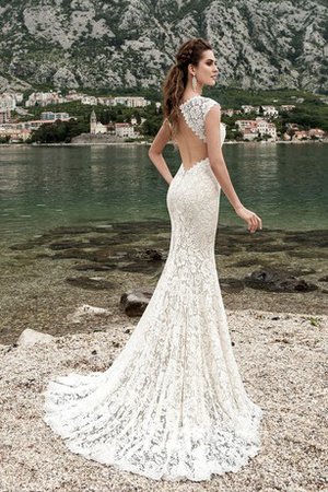 Robe de mariée facile manche nulle col en bateau a plage au niveau de cou - photo 2