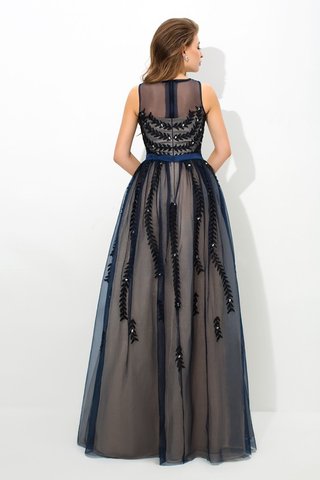 Robe de bal longue de princesse textile en tulle avec sans manches jusqu'au sol - photo 2