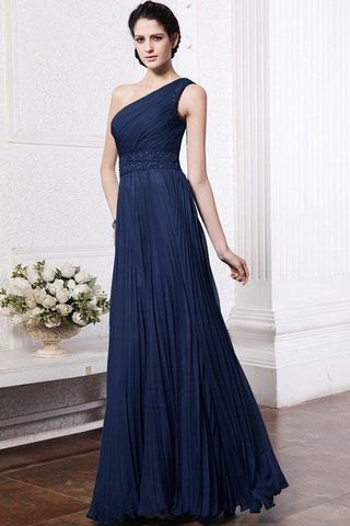 Robe demoiselle d'honneur longue avec chiffon au drapée fermeutre eclair avec perle - photo 11