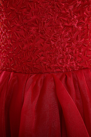 Robe de soirée naturel gonflé longue vintage satin extensible - photo 3