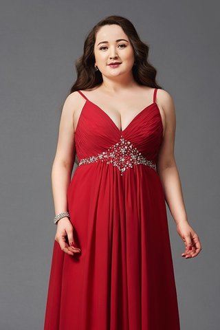 Robe de bal avec perle de princesse avec chiffon fermeutre eclair longueur au ras du sol - photo 7