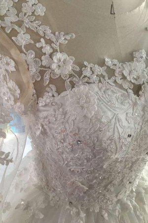 Robe de mariée delicat brillant de traîne mi-longue avec bouton ligne a - photo 2