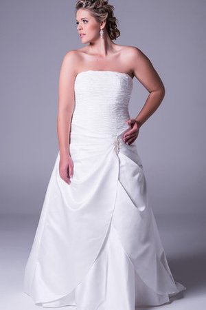 Robe de mariée romantique longueur au ras du sol de bustier manche nulle lache - photo 1